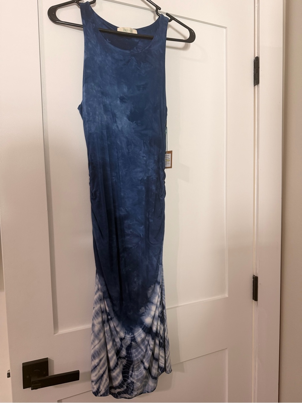 River + Sky Navy Blue Tie-Dye Maxi Dress